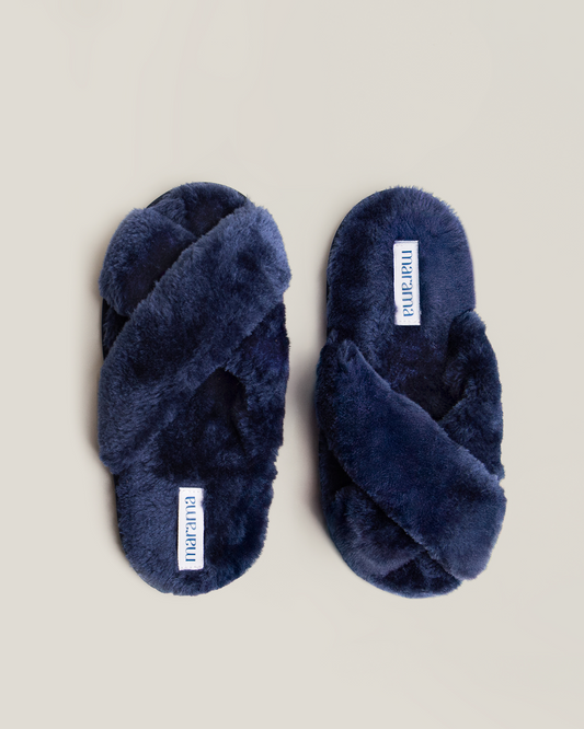 BLUE SLIPPERS